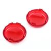2 pcs Motorcycle Turn Signal Light Lens Cover For Dyna Softail Sportster 198615 Red