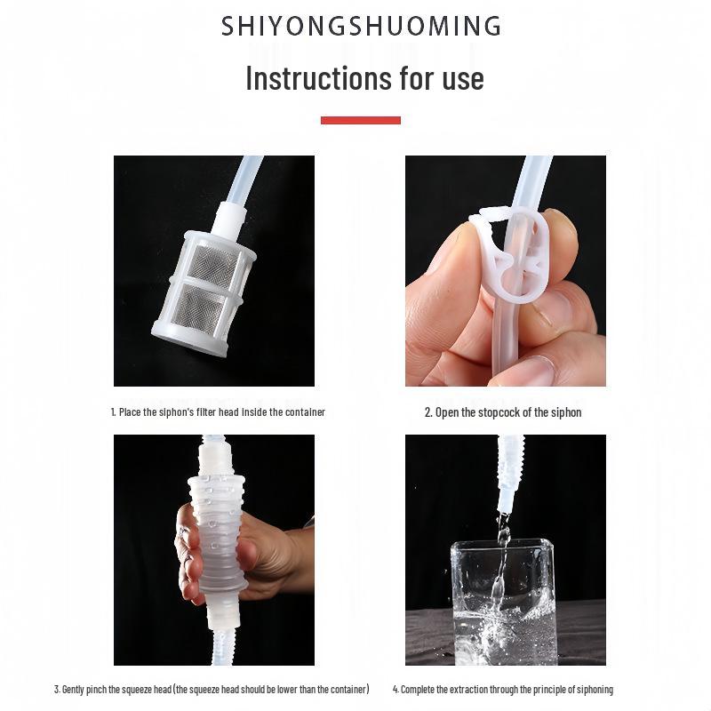 Automatic Self-Priming Wine Pump & Filter for Household Use