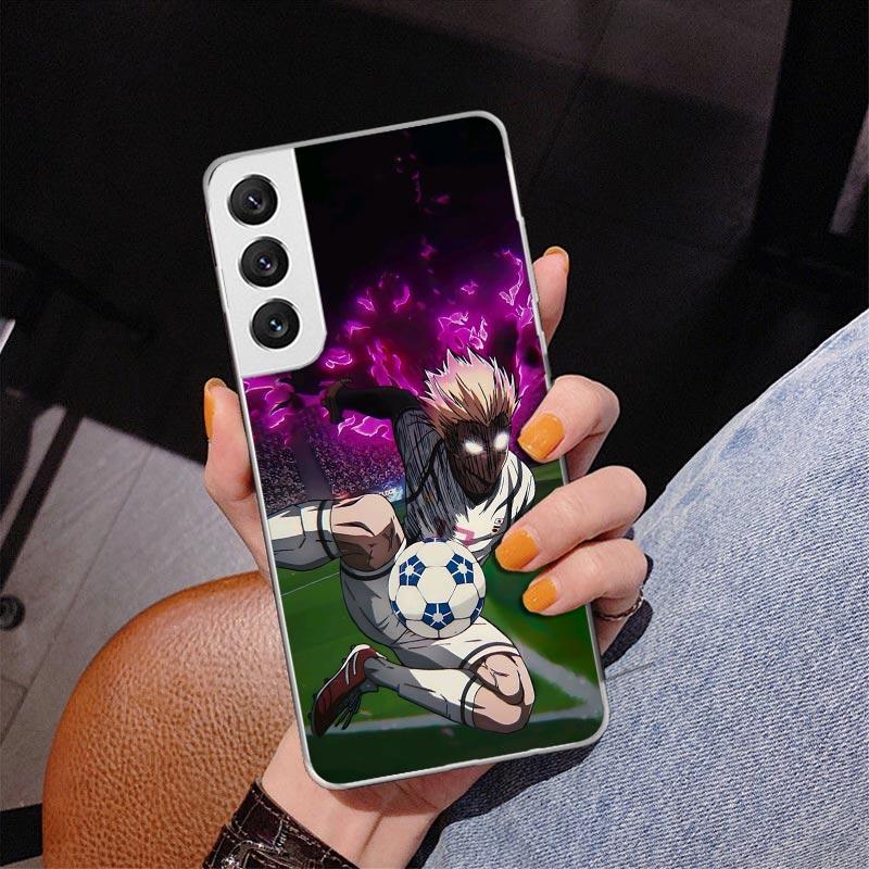 Blue Lock Shidou Ryusei Phnoe Case for Samsung Galaxy S26 S25 Edge S23 S24 Ultra S22 Plus S21 S20 FE Unique Cover Soft Coque Gal