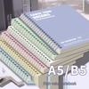 Super Thick Spiral Notebook B5, Lined, High Appearance A5, Perfect for High School Exam Prep.