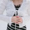 Egoist Women Lace String Open Cardigan Es2otl07