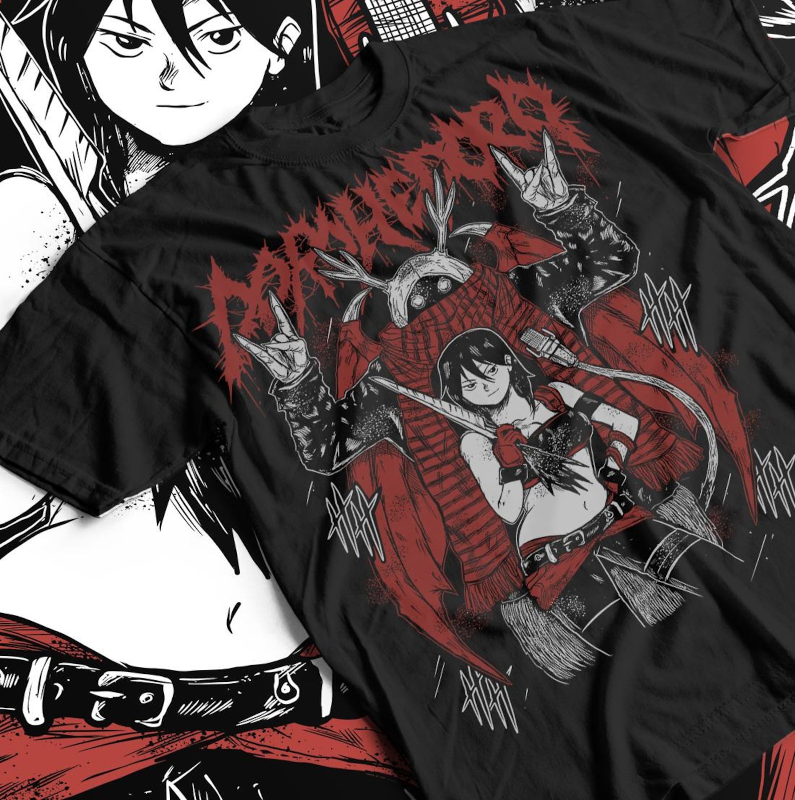 Caiman Dorohedoro Nikaido Noi Anime T shirt | Manga Character Tee L