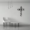 Retro Cross Metal Wall Art Iron Religious Home Decor Christmas Gift