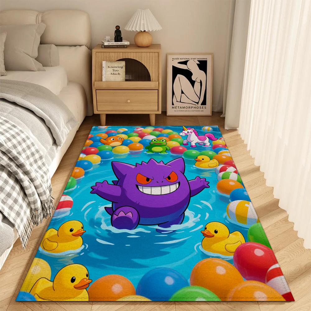 

Fashion Entrance Mat Living Room P-Pokemon Rugs Decoration G-gengar Bedrooom Carpet for Kitchen Balcony Bath Mats Door House Rug 40x60cm