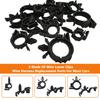 180Pcs Wire Loom Clips For Car Push Mount Zip Ties Assorted Sizes Automotive Fuel Line Cable Ties 6 Inch Wire Holder For Car Zip Ties Anchors Screw