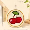 Children's Soft Coral Fleece Fruit Hand Towel - Absorbent, Thickened, and Hanging Kitchen Wipe