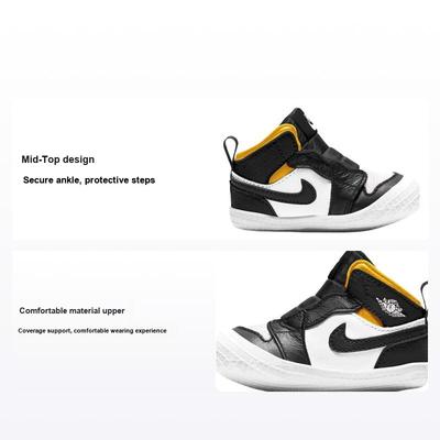 Pantofi pentru copii Air 1 Crib Bootie Varsity Maize alb AT3745-017
