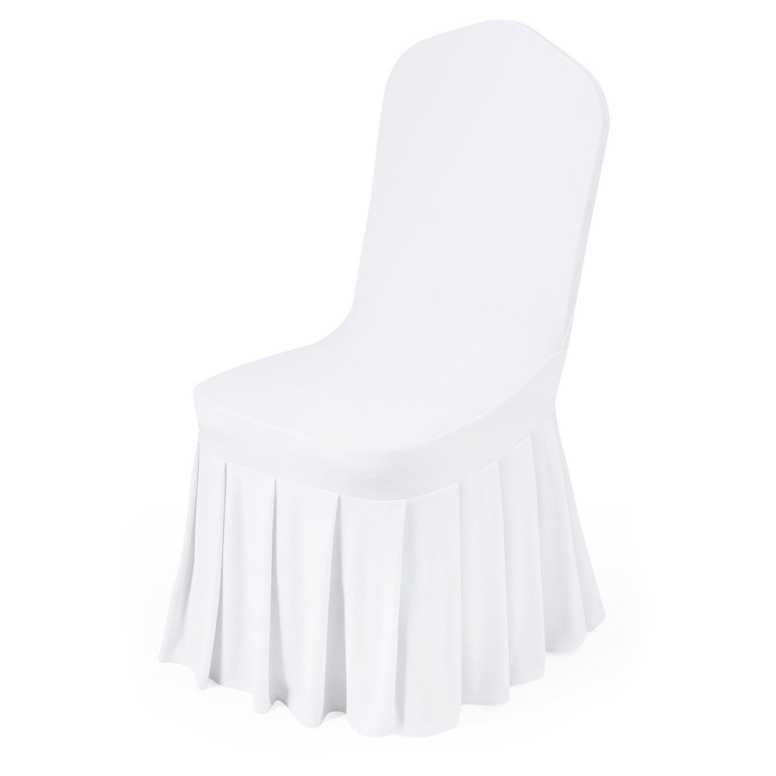 VEVOR 30 Pcs White Chair Covers