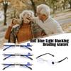 Frameless Presbyopia Eyeglasses Ultralight Square Frame Men's Optical Spectacle Eyewear To Glas F5G9