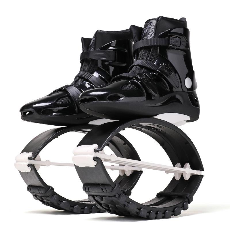 Kids' and Adults' Indoor Bouncing Shoes - Elastic Spring Boots for Fitness and Fun