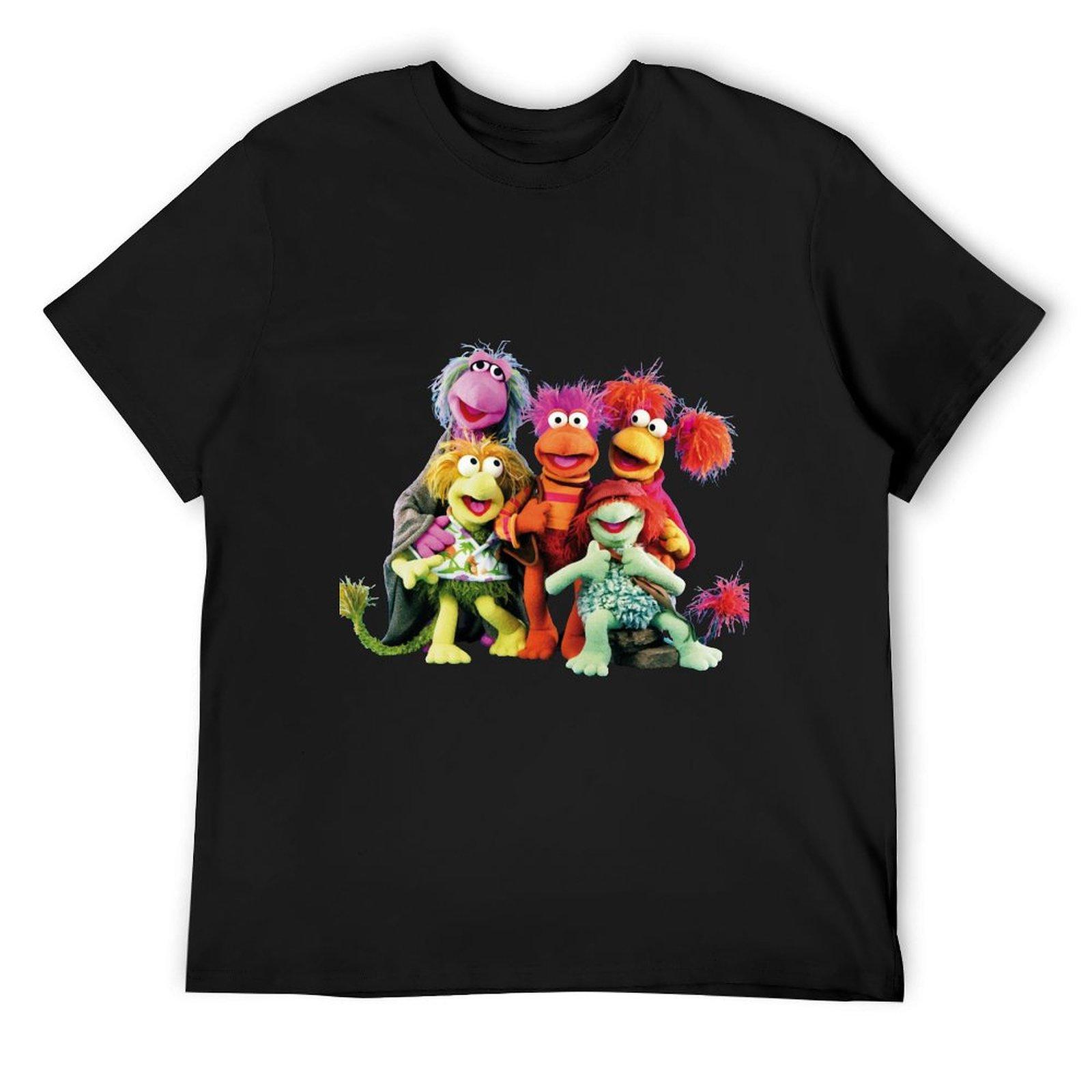 

Fraggle Rock T-Shirt cheap stuff man clothes designer shirts summer top Short sleeve tee men 4XL