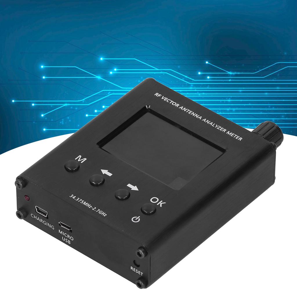 N1201SA+(PS200) RF Vector Network Antenna Analyzer SWR Meter Tester Tool 34.5M‑2.7G