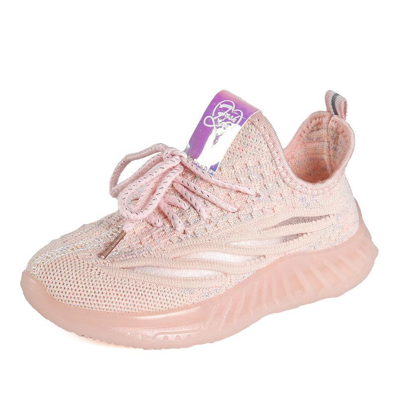 Herbst und Winter Neue Mesh Atmungsaktive Kinder Sneaker Mädchen Coconut Schuhe Herbst Laufschuhe Mesh Schuhe