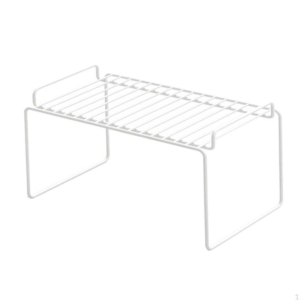 Cabinet Basket Organizer Sturdy Iron Kitchen Counter Shelf Spice Seasoning Rack for