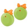 Cartoon Rabbit Kitchen Timer Mechanical Manual Timer Alarm Reminder Timepiece Countdown Tool for Home Green