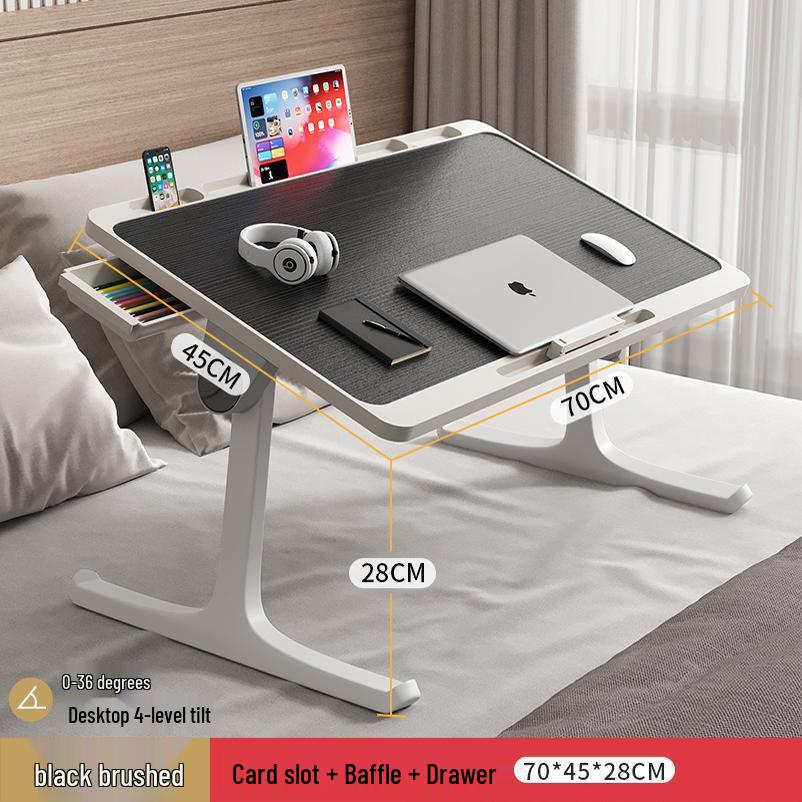 Foldable Dormitory Bed & Bay Window Table with Storage