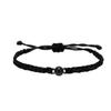 Handmade Woven Stainless Steel Bracelet with Custom Photo and 'I Love You' In 100 Languages Projection