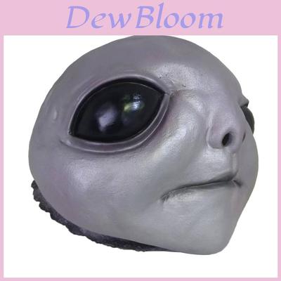 Latexová maska mimozemšťana s designem Elden Ring a UFO pro halloweenské cosplaye a kostýmové párty