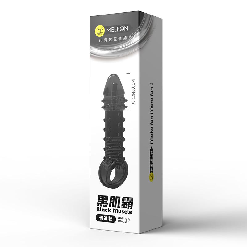 Transparent Crystal Condom Penis Sleeve Male Enlargement Time Delay Spike Clit Reusable Condoms Sex Toy for Couple