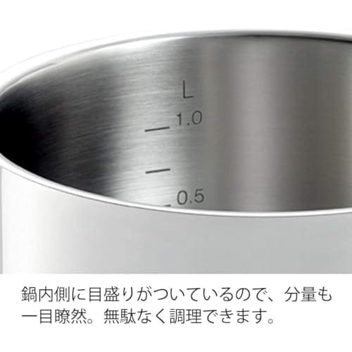 Fissler San Francisco Saucepan (16cm / 1.2L) with a Drip-Free Rim (Waterless Cooking/IH Compatible), Silver, 040-153-16-000