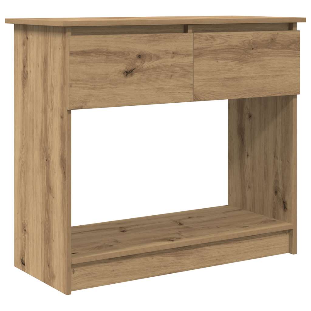 Console Table with Drawers Artisan Oak 85.5 x 38.5 x 74.5 cm