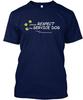 Please Respect Service Dog I Support Awareness T Shirt Made In USA Size S To 5XL