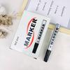 Bulk Quantity 12 Markers Set Tall Observability Toner Long Permanent Execution Metal Plastic Glass Consistent
