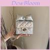 Adorable Crossbody Bag For Girls With Charming Quilted Design And Bow Accent