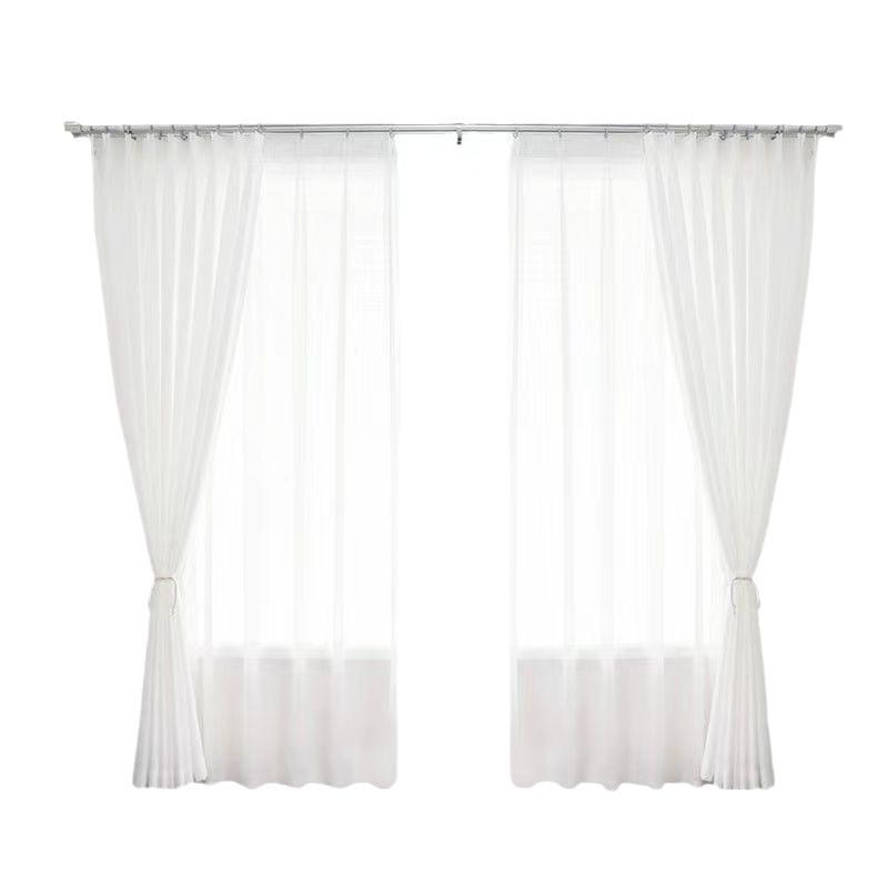 Mess Screen Curtain Translucent Opaque Balcony Screen Living Room Bedroom Window Screen Bay Window Blackout Curtain Window Screen