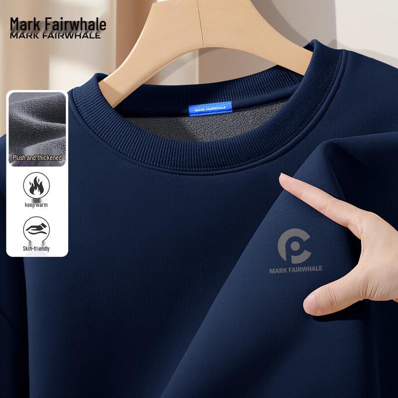 

Мужской флисовый утепленный тяжелый свитер с круглым вырезом Mark Fairwhale 3XL