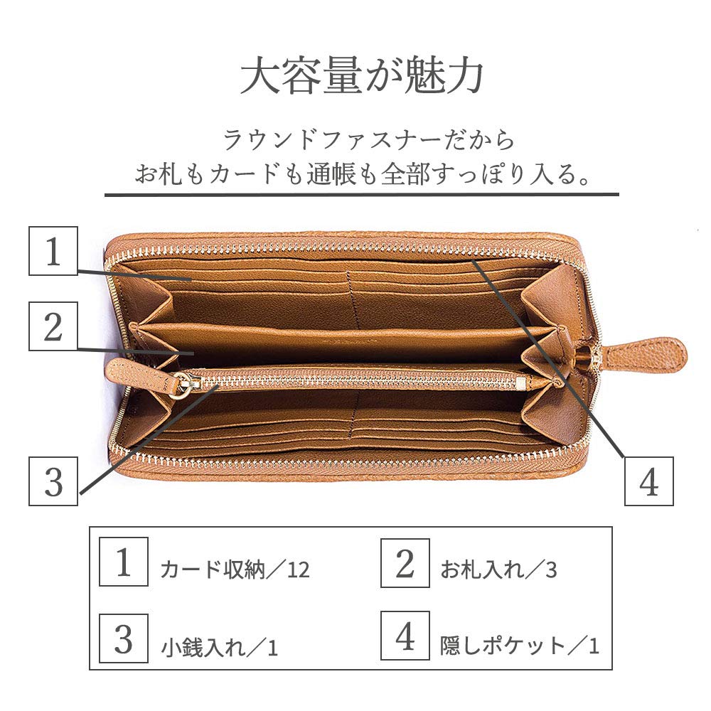 Ototo Genuine Leather Handwoven Intrecciato Long Wallet with Large Capacity [DELLA] (Passbook Fitment) (Gray)