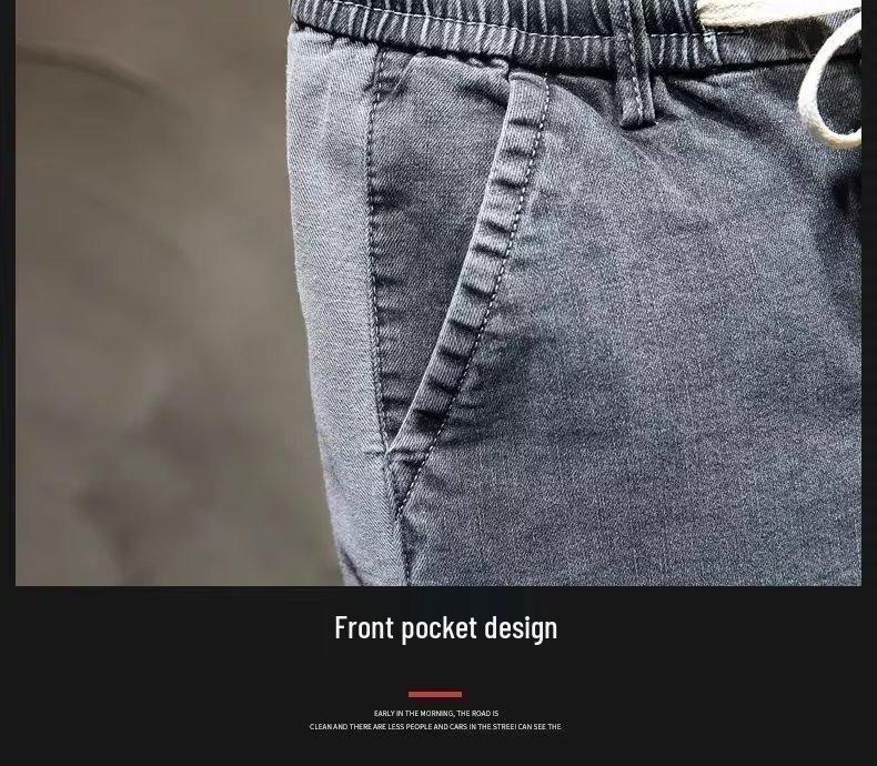 Men's Trendy Loose Fit Denim Shorts - Lightweight Summer Style, Casual All-Match Five-Point Design