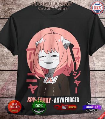 Spy X Family T-Shirt Anya Forger Yor Loid Anime Japanese Tee Shirt Manga Kawaii
