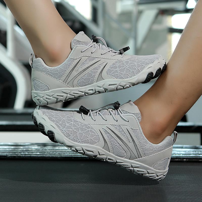 Elastic Hiking Shoes Anti-slip Trekking Camping Sneakers Unisex Breathable Climbing Sports Shoes Light Cross-training Shoes