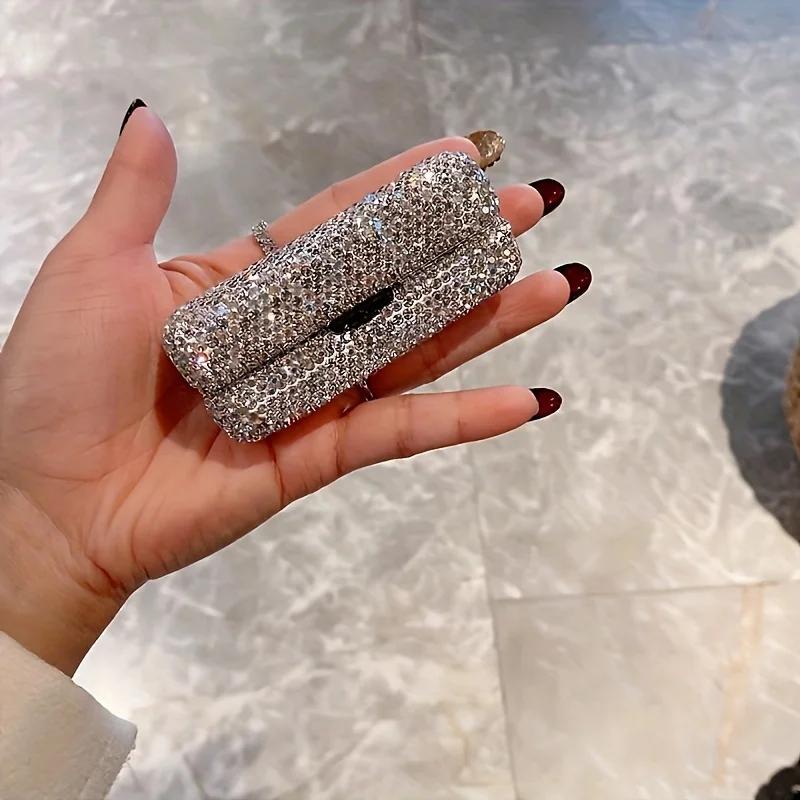 Lipstick Organizer Lipstick Bag Portable Go Out Exquisite Lipstick Box Creative Shiny Lip Gloss Storage Case Makeup Organizer