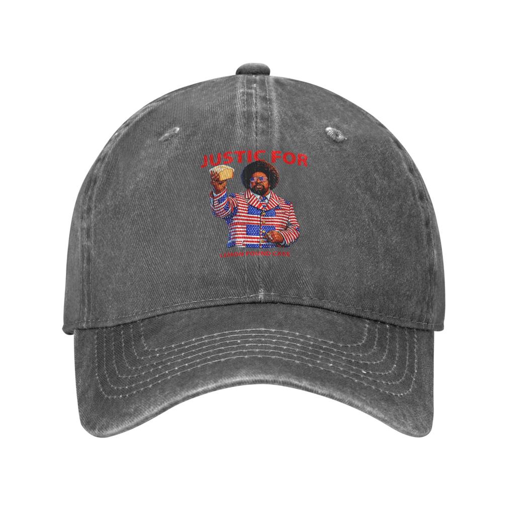 AfroUnisex Justice for Lemon Pound Cake Hong Kong Style Baseball Cap WearResistant And Durable Campus Durable Denim Hat