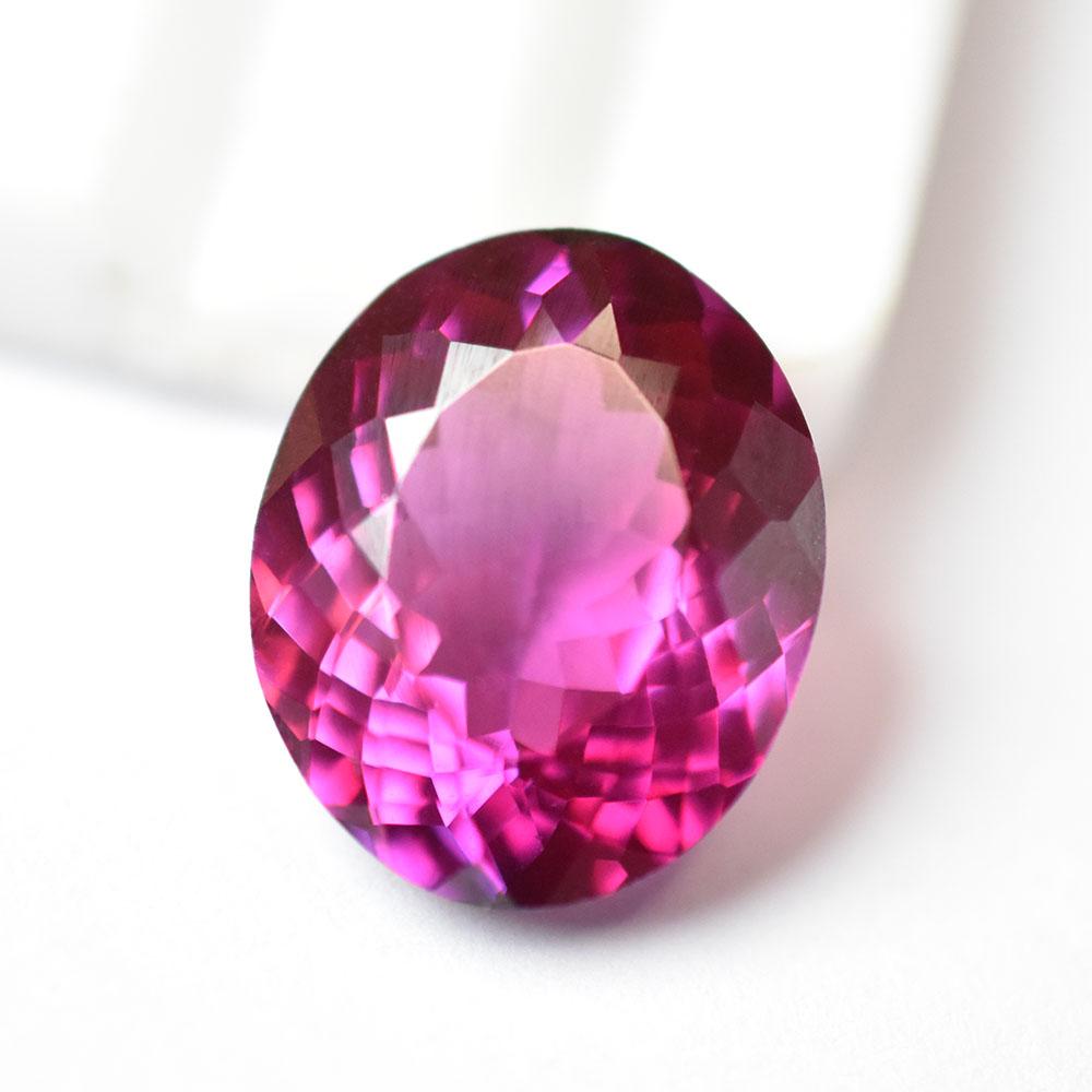 Top Quality Natural Pink Tourmaline 11.8 Ct Certified Oval Cut Loose Gemstones