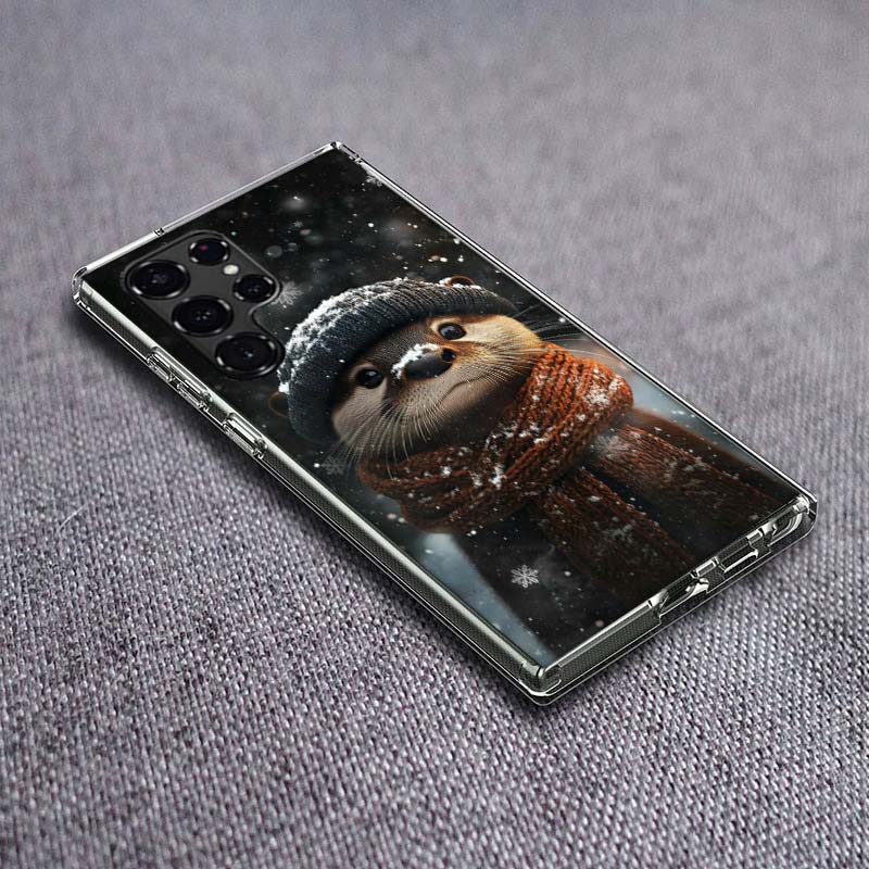 

Otters, Wild Animals Phone Case For Samsung Galaxy S24 S23 S21 S20 FE S22 S26 Ultra S25 Edge S10 Plus Cover Clear TPU Capa Shell Samsung S24 Plus