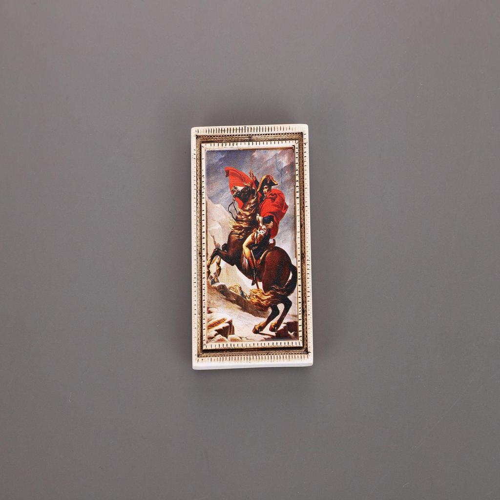 Dreidimensionaler Van Gogh Harz Kühlschrankmagnet Fotorahmen mit Ölgemälde-Design