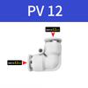 4 6 8 10 12 14 16mm PV  PVG Elbow 90 Degree Pneumatic Air Fitting Push To Connect Fitting Quick Release Push Lock Air Compressor