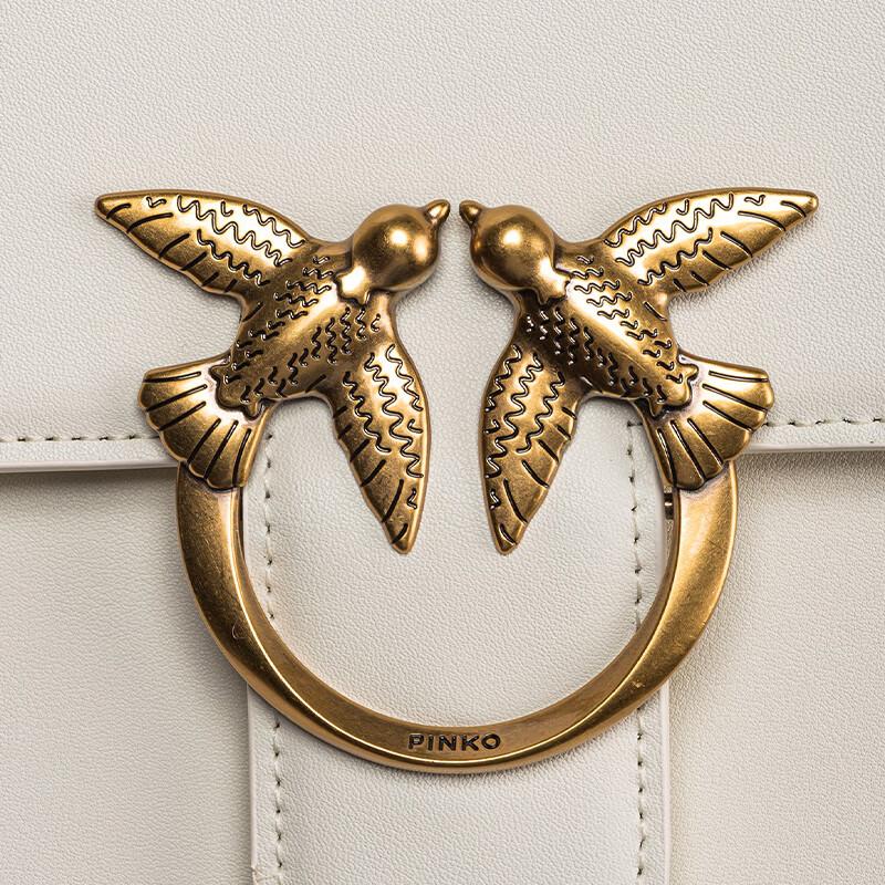 PINKO Women's Leather Bird Shoulder Bag