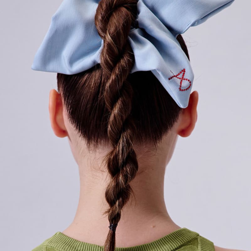 

Августовская Гармония Деним Квадратные Скранчи / Светло-голубой ONE