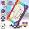 iPad 10.2 Contrast Shoulder Strap Case: 360° Rotating, Dual-Layer, Silicone Protective Cover for iPad 9/8/7