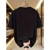 European size Men's Graphic Summer Casual Crew Neck Short Sleeve T-Shirt Comfortable Regular Fit for Men Fashionable Tee Tops