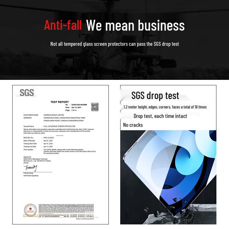 

UGREEN iPad Air 5/Air 4 10.9-inch Tempered Glass Screen Protector