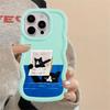 Case for iPhone 15 Plus 8 17 Air XR 12 16 Pro Max 14 13 11 Soft Phone Cover Cartoon Cat