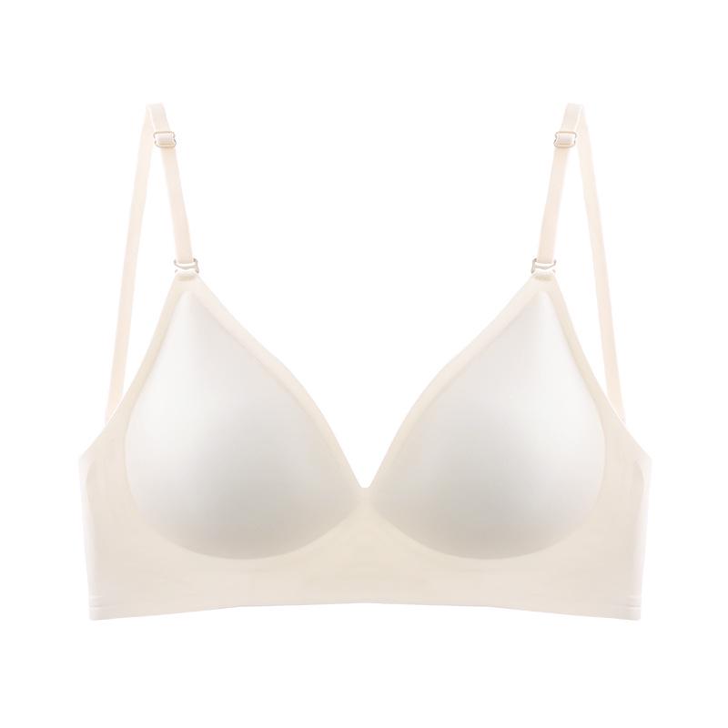 Beautiful Backless Seamless Ice Silk Bra - Women's Thin Summer Wire-Free Push-Up Design