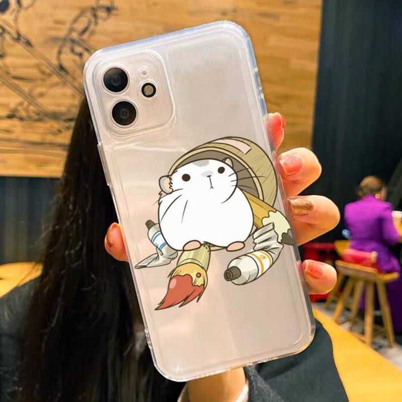 Cute Hamsters Phone Case for iPhone 11 12 13 mini pro XS MAX 8 7 6 6S Plus X 5S SE 2020 XR clear case
