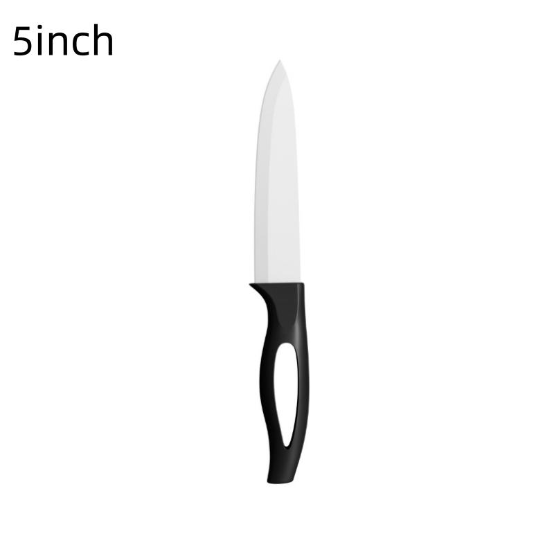 Ceramic Fruit Knife for Kitchen 3 4 5 6 Inch Chef Knife with Sheath Utility Slicing Cooking Tool for Vegetable Rustproof Zirconig