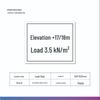 HUATAI HT-FSN-N02 Stainless Steel Electrical Load Sign